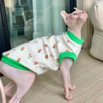 Hairless Cat Clothing | Summer Strawberry Tank Top for Sphynx Cat