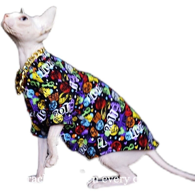 Camisas para que lleven los gatos-Sphynx wear shirt