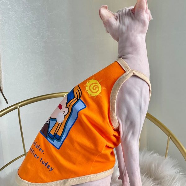 Cat Shirt for Cat | Cute Orange "Girl with a Pearl Earring" Shirt for Cat