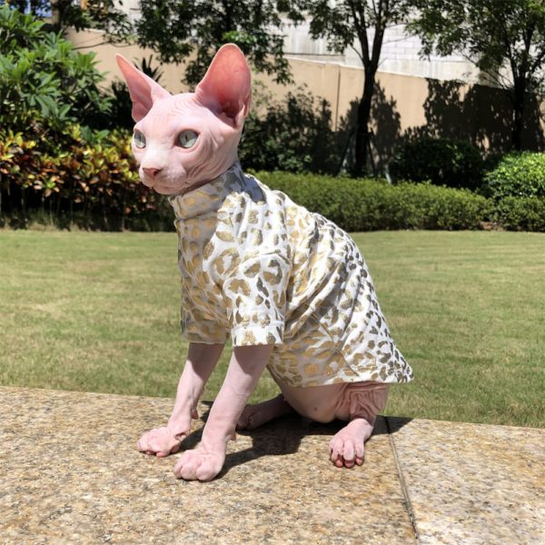 Chemise pour chat | Vêtements pour chat, Vêtements pour chat, Léopard, Coton pur