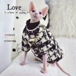 Chanel Coats for Cats-Sphynx Cat Chanel Coat