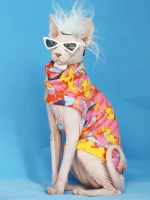 Sphynx Cat Halloween Costumes for Cats-Dyeing