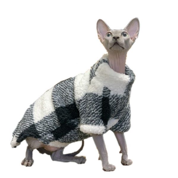 キティちゃんセーター｜スフィンクス猫の服タートルネック、猫用ペットセーター