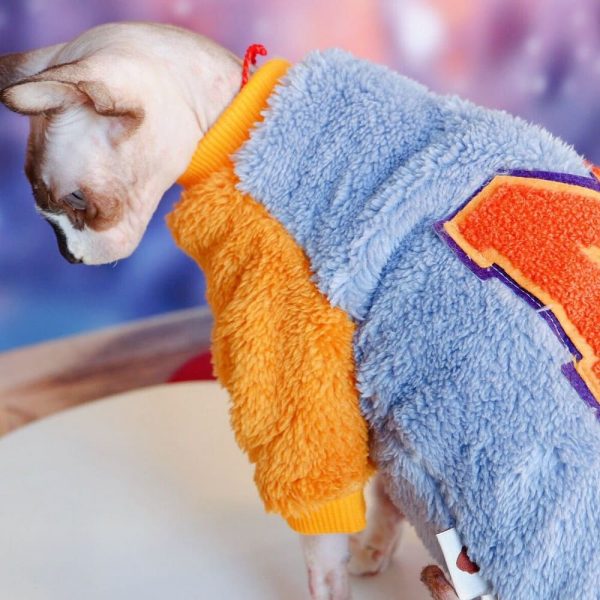 Cat Coat For Winter | Hairless Cat With Winter Coat-Lamb Cashmere