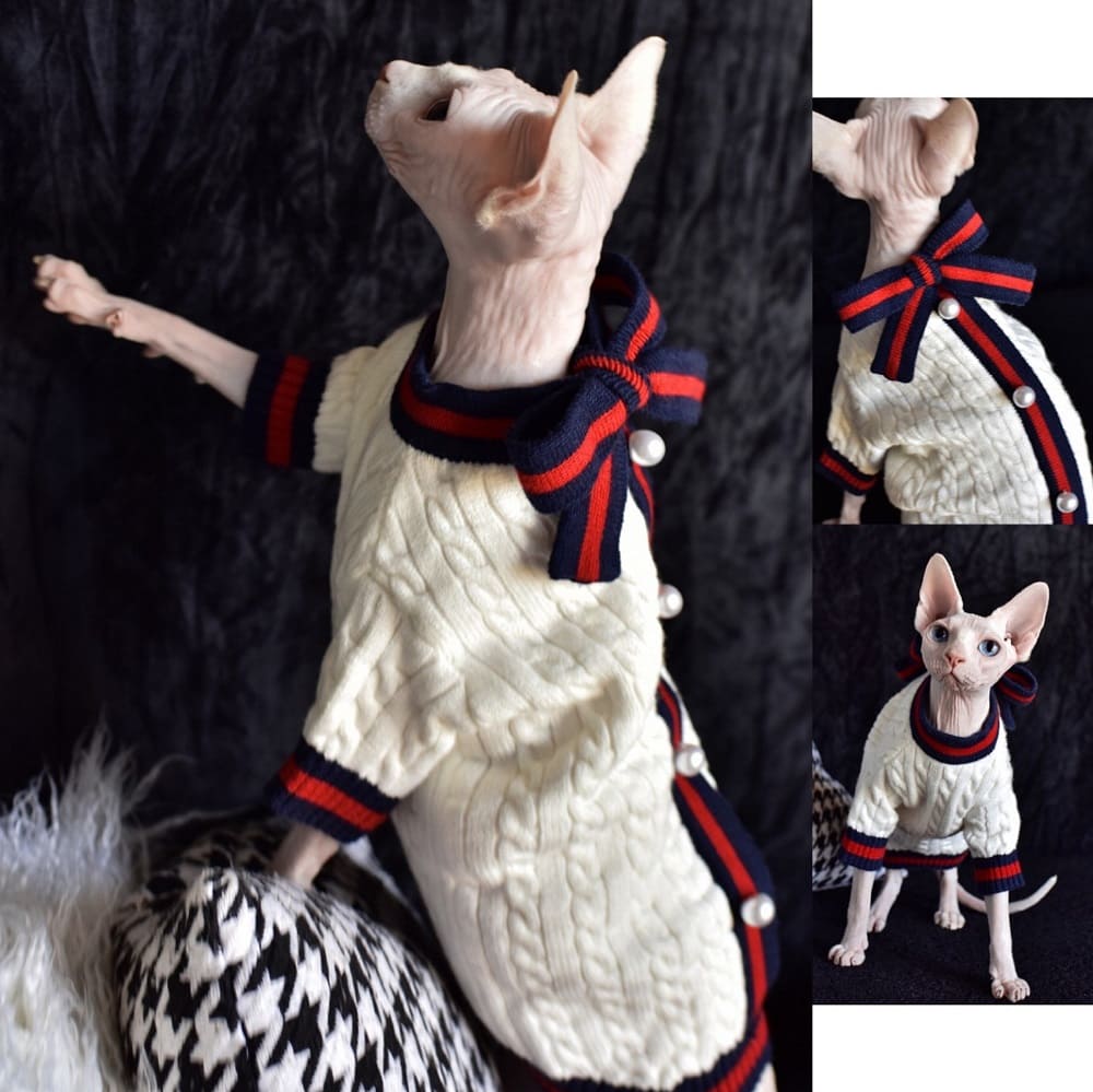 Chanel Cat Coat | Chanel coat for cat, Cat Winter Coat, Luxury Cat Clothes