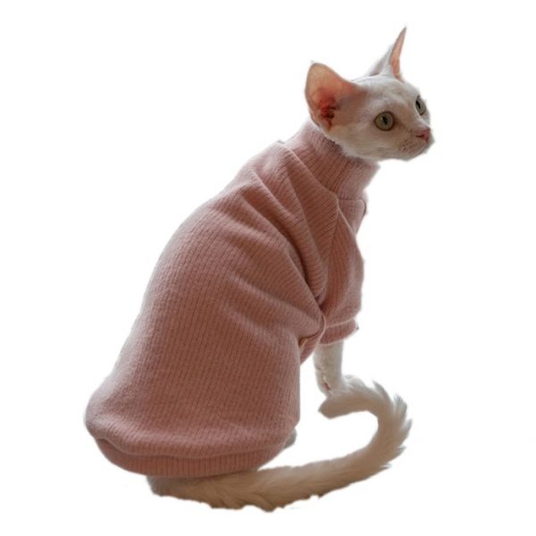 Sweaters for Sphynx Cats | Sphynx Kitten Sweater,Cat Sweater-Turtleneck