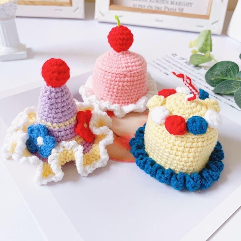 Cappelli di compleanno per gatti, cappelli per torte di compleanno, abbigliamento per gatti