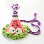 Cat Birthday Hats - Crochet Birthday Hat for Kittens - Patrick