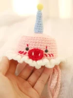 Cat Birthday Hats - Crochet Birthday Hat for Kittens - Pig