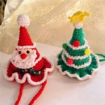 Christmas Hats for Cats-Green and red