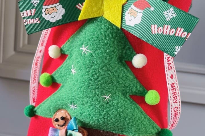 Cat Christmas Antlers Sweater | Christmas antlers&Christmas tree