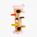 Albero per gatti - Torre per gatti a forma di gelato - Albero per gatti e condominio, Albero per gatti in pelliccia