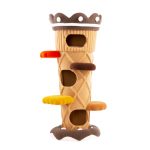 Cat Tree | Ice Cream Shaped Cat Tower Cat Tress & Condo, Fur Cat Tree