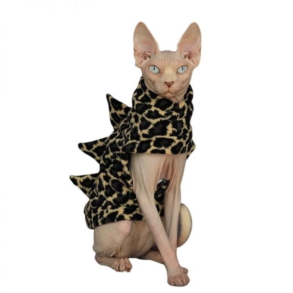 Cat With Dinosaur Costumes | Cat Apparel, Cat Winter Coat, Polar Fleece