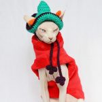 Cat Funny Hat | Hand-knitted Woolen Hat, Knitted With High-quality Wool