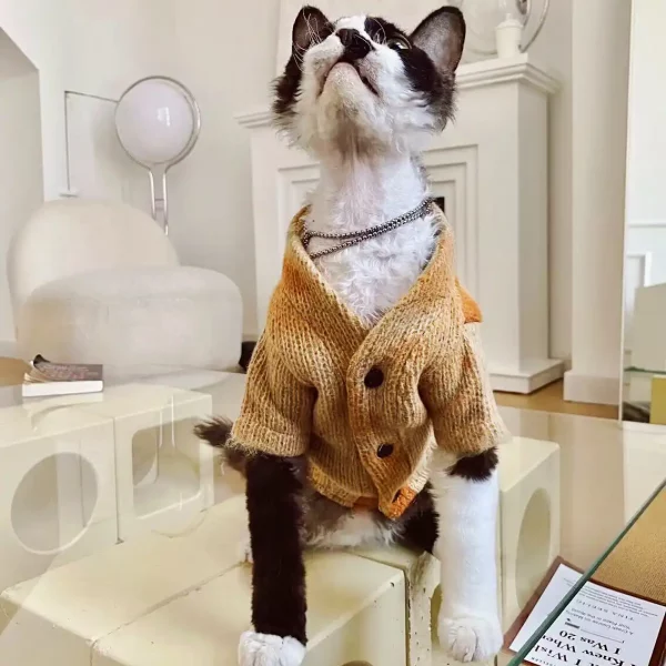 Winter Coats for Kittens - Autumn Winter Warm Cardigan