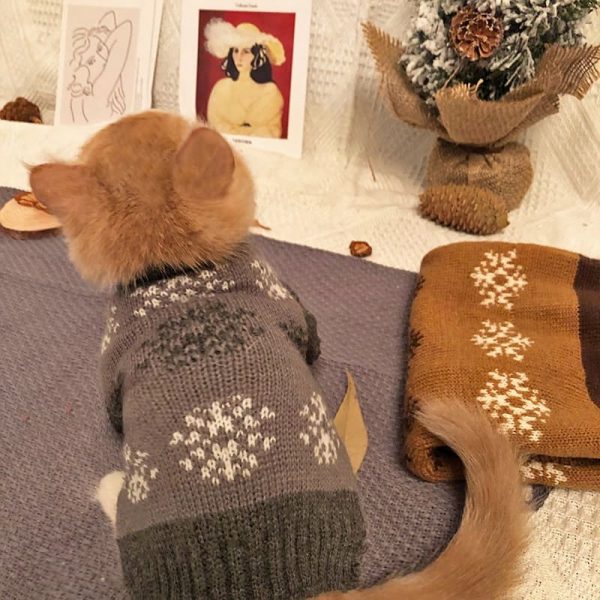 Рождественский свитер для кошек | Cyte Pet Cat Christmas Sweater