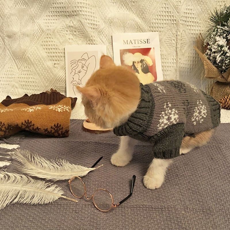 Christmas Cat Sweater for Cats | Cyte Pet Cat Christmas Sweater