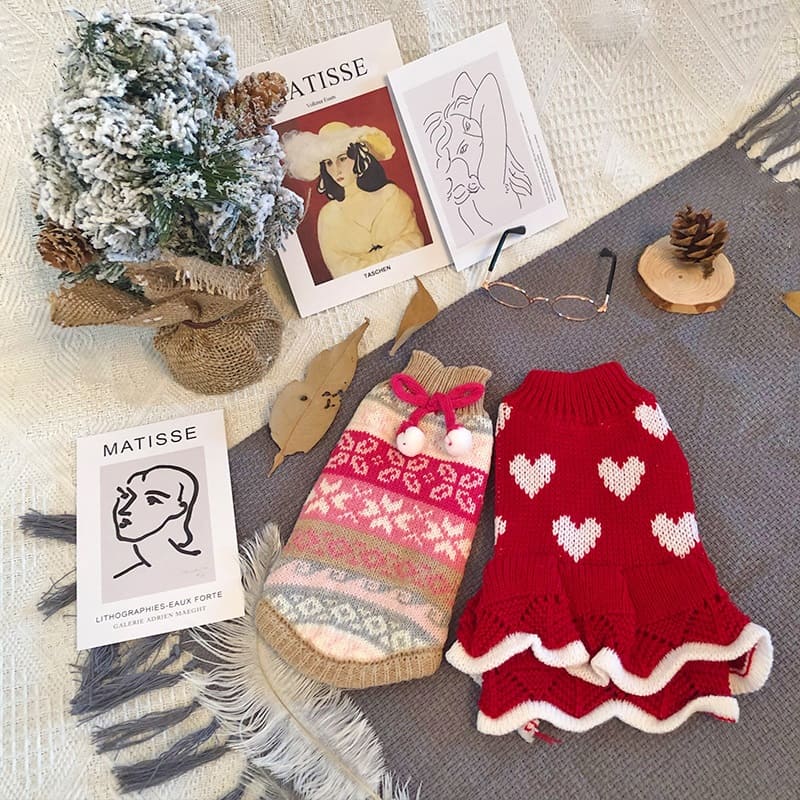Cat Christmas Snow Sweater|Cat Christmas Outfit,Cat Christmas Costume