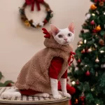 Christmas Sweaters for Cats-Elk Horns