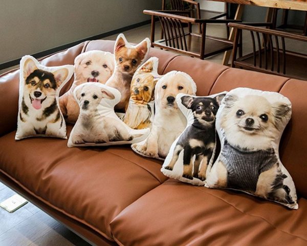 Custom Pet Photo Pillow, Personalized Pet Image Pillow Shape (4)