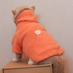 Manteau à capuche pour chats - Manteau à capuche en peluche