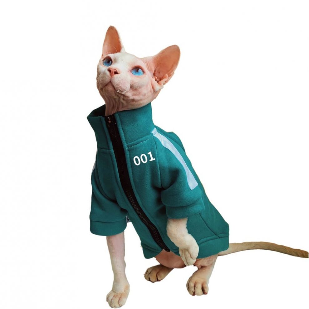 Cat Jackets for Winter Squid Game Jacket for Cat, Jackets for Cats