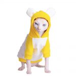 Sphynx Cat Clothes Hoodie | Kitten Sweatshirt, Cat Cartoon Bear Hoodie