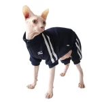 Sports Jacket for Sphynx - Navy - Two legged