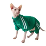 Sports Jacket for Sphynx - Green - Four legged