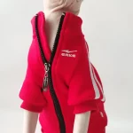 Sports Jacket for Sphynx - Red - Four legged