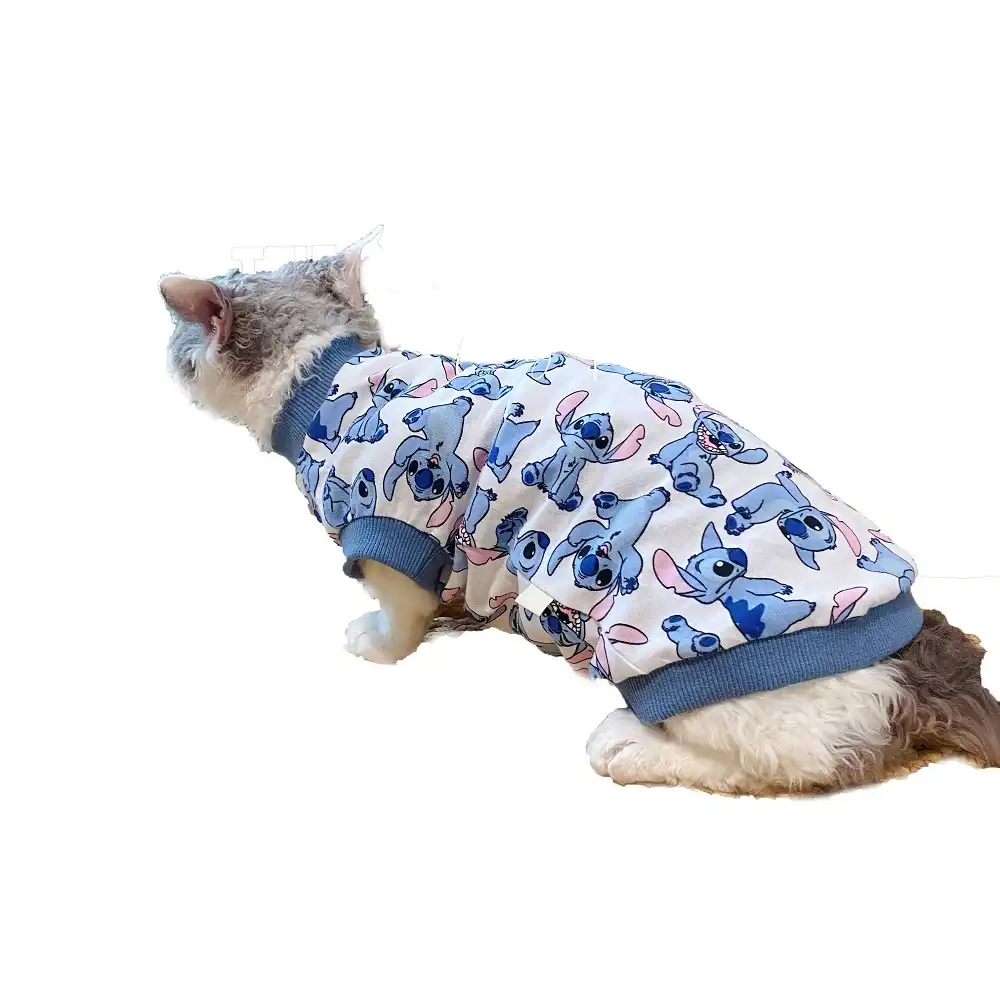 Button up Shirts for Cats | New York Yankees Logo Shirt for Sphynx