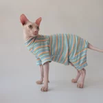 T shirts for Cats after Surgery-Pink Doll Collar