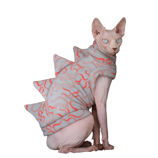 Cat Costume for Cat-Sphynx wears costume