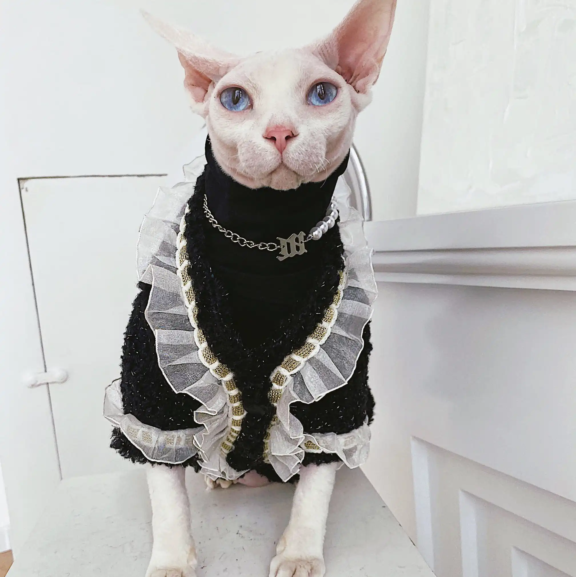 Winter Hairless Cat Sweater