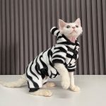 Костюмы для котят - Девон Рекс в костюме зебры