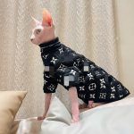 Designer Cat Sweater | LV Sweater for Sphynx, Designer Sweater