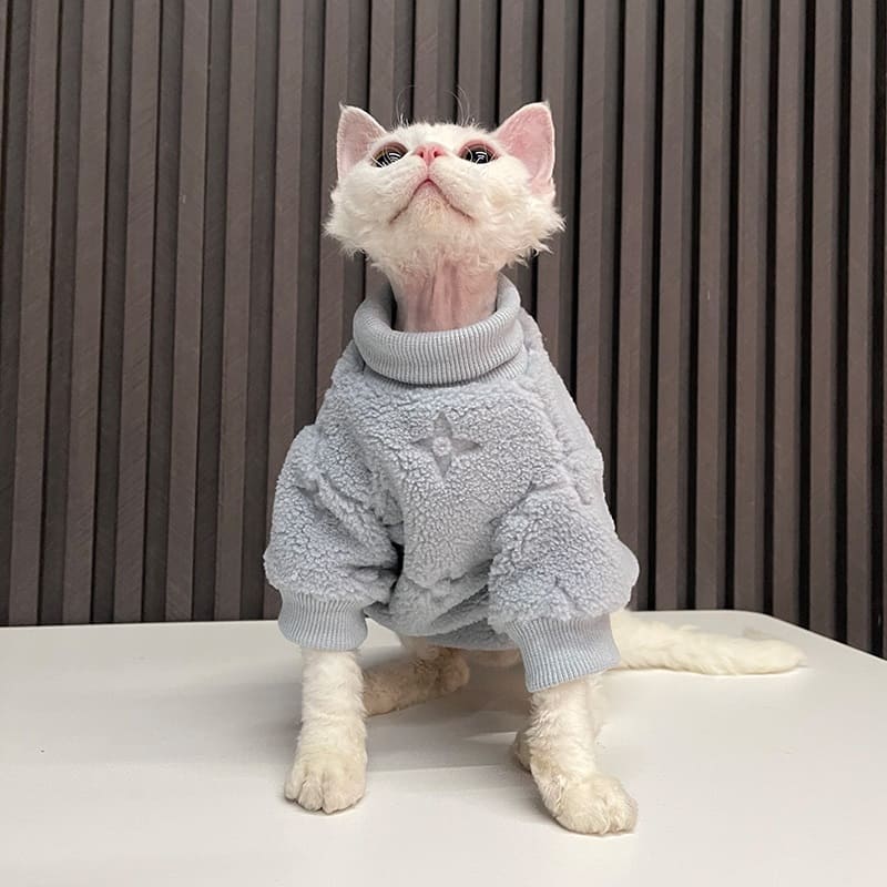 Cat Sweater for Cats-Haze blue
