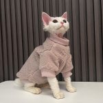 Katzenpullover für Katzen-Lotuswurzel rosa