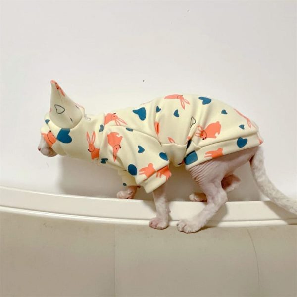 Hairless Cat Sweaters | Sphynx Sweaters with Horn Hat, Jumper for Cats