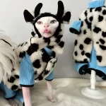 Hairless Cat Sweaters-Sweaters with Horn Hat