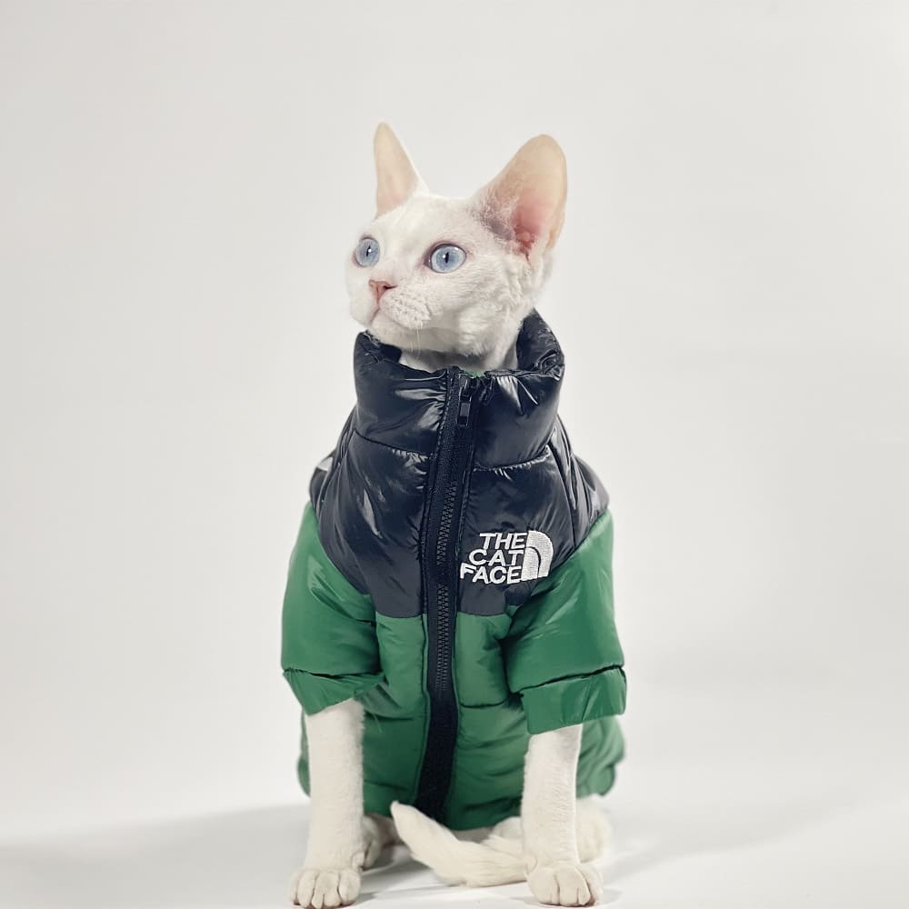 cat puffer jacket