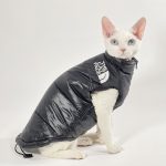 Sphynx Cats Clothes-black vest