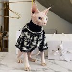 Cat Cloth | "Chanel" Coat for Sphynx, Stunning Hairless Cat Coat