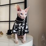 Tela para Gato | Abrigo "Chanel" para Sphynx, Impresionante Abrigo para Gato sin Pelo