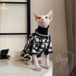 Tela para Gato | Abrigo "Chanel" para Sphynx, Impresionante Abrigo para Gato sin Pelo