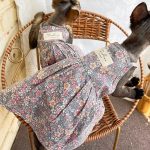 Cute Cat Outfit | Beautiful Floral Camisole Dress, Dress for Cat