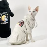 Pet Cat Costume-TNF Sphynx Hoodie