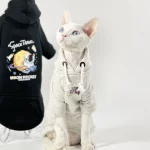 Pet Cat Costume-TNF Sphynx Hoodie