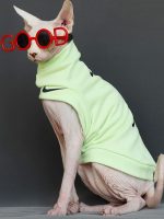 Sphynx Costume | "Nike" One Hole Shirt Cat, Sphynx Cat Clothes for Cats